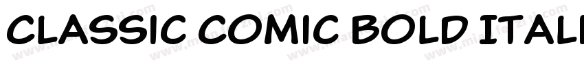 Classic Comic Bold Italic字体转换